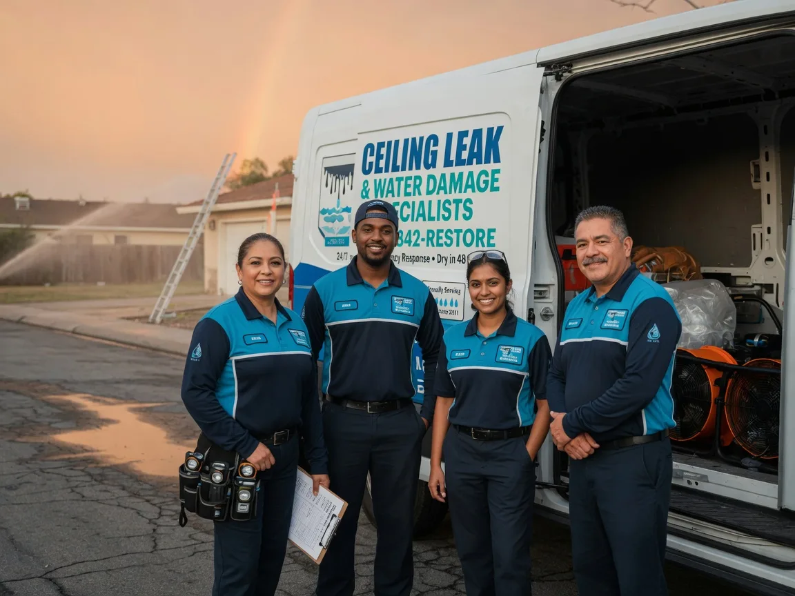 Ceiling Leak Cleanup company in Jackson, MI