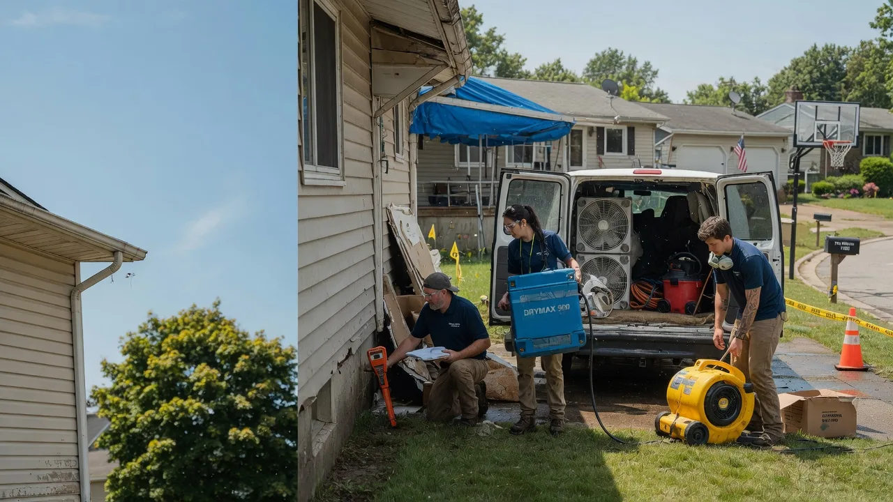 Ceiling Leak Cleanup in Jackson, MI near me